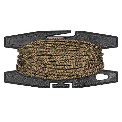 Paracord Spool Tool with 50 Feet of 550 7 Inner Strand Parachute Cord