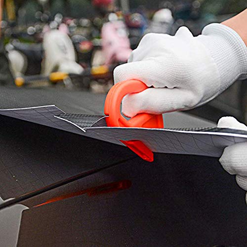 Huture 14pcs Wrapping Folder Tool Squeegee Set Vehicle Window Tint Application Tools Kit Car Zippy Vinyl Cutter Knife Utility Knife and Blades for Installing Contact Paper Self-Adhesive Film