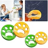 🐕 【USOS VERSÁTILES】Quita pelos mascota ayuda a eliminar el pelo, la pelusa, el pelo de mascotas y otros residuos de la ropa, ropa de cama, abrigos, ropa, mantas y sábanas.