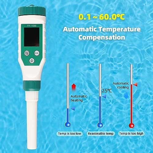 Stylo intelligent ph-mètre numérique Bluetooth YY1030 pour sol - 3