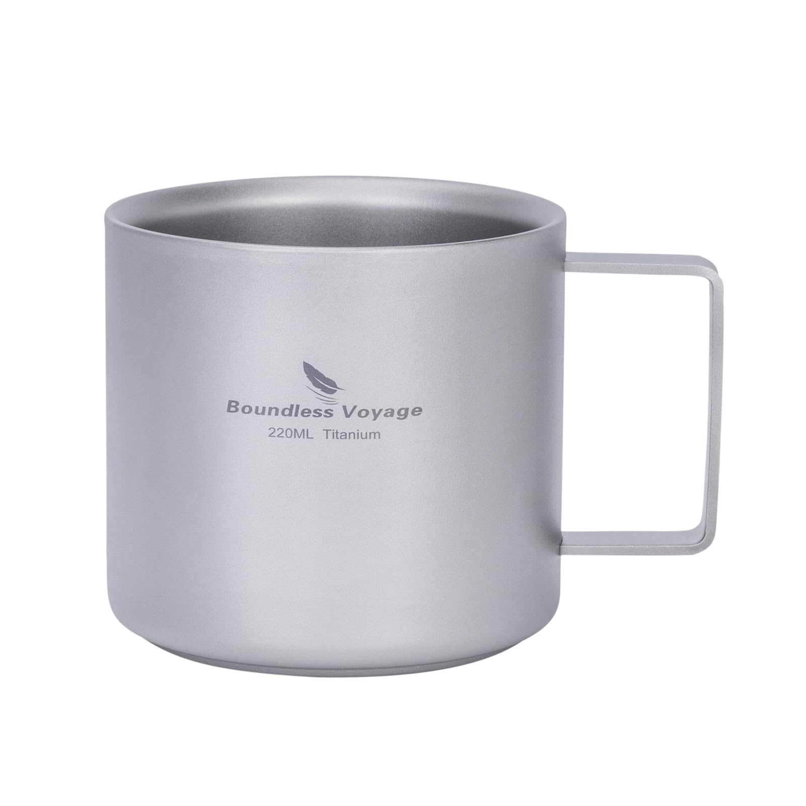 Amazon.co.jp: Boundless Voyage チタン製 コーヒーカップ 二重構造
