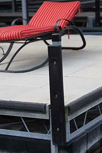 KAMR-KR15-B * 3 Ft. Post Bumper with One Lip - Black