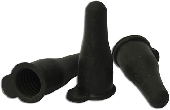 neogen corporation 7005 3 Pack, Black, Gum Rubber Lamb Nipple