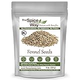 The Spice Way Fennel Seed - bulk whole seeds great for tea and cooking 8 oz