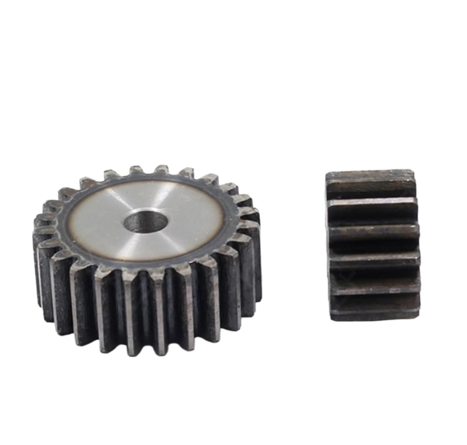 Industrial helical Gear 1pcs 2M 10T-25T Spur Gear 2 Mod Cylindrical Flat Gear 10 11 12 13 14 15 16 17 18 19 20 21 22 23 24 25 Teeth Steel Hardening(20 Teeth (Bore 8mm))