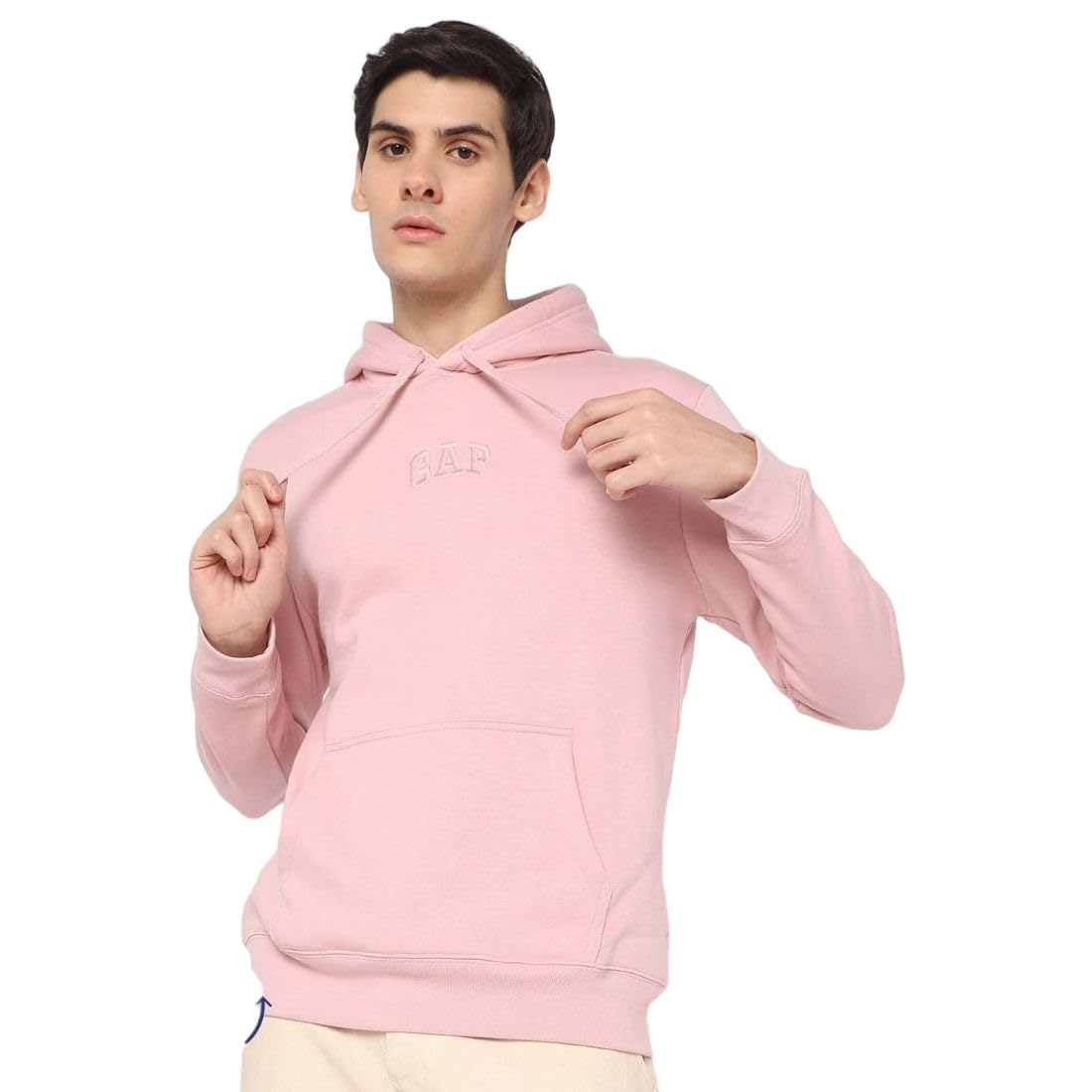 gap Men’s Regular Fit Logo Print Full Sleevesd Cotton Hoodie-picture-50