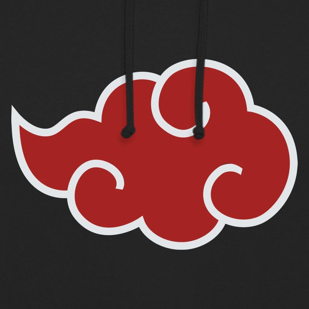 Spreadshirt Naruto Shippuden Akatsuki-Wolke Unisex Hoodie