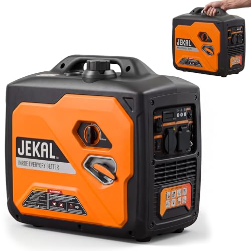 ComJoy 2800W Peak Portable Inverter Generator, Super Quiet Gas Powered Small Outdoor Generator with 30A Outlet & ECO Mode, Low THD Clean Power for RV Camping, Home Backup & Emergencies, EPA Compliant