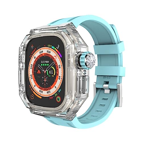 Kit boîtier transparent Apple Watch Ultra 49mm luxe et bracelet sport