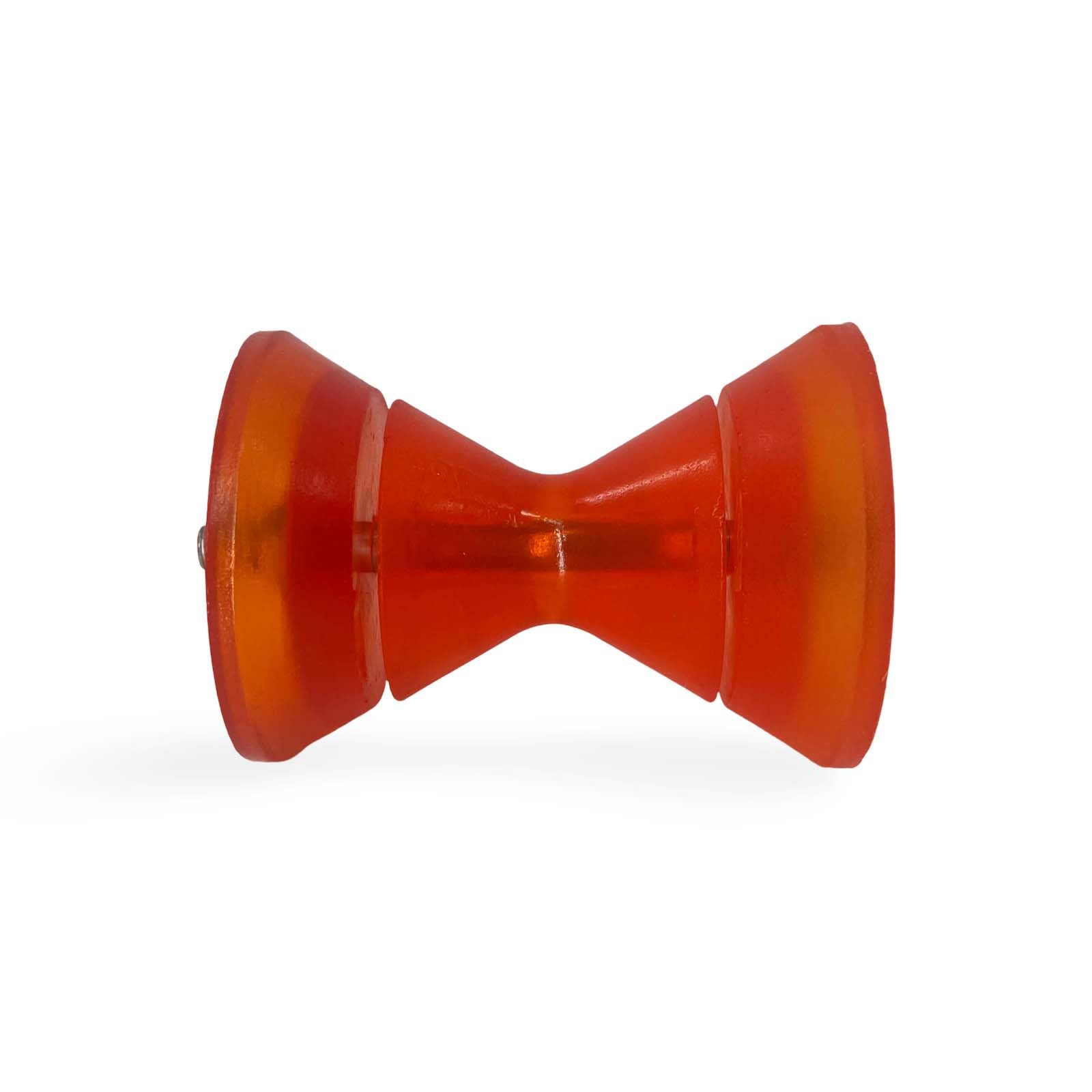 Sturdy Built 3 inch Stoltz Orange Boat Trailer Winch Post Bow Roller with Low Profile End Bells