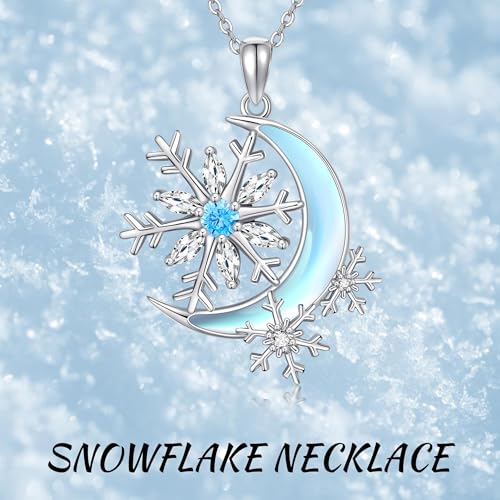 Bijou bonhomme de neige YAFEINI en argent - Le collier parfait à porter pour les fêtes en famille