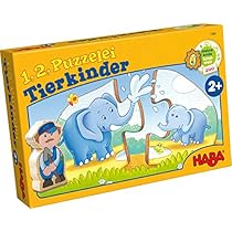 Haba-7466-1-2-puzzlealos--Crias-de-Animales-puzle-Infantil-Multicolor-7466