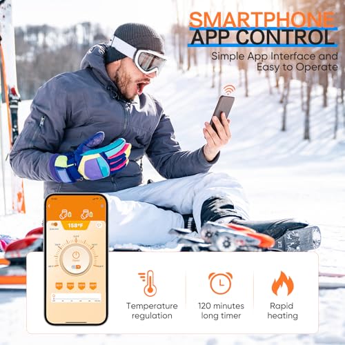 Amortherapie Heated Socks For Men Women App Control thumb #5