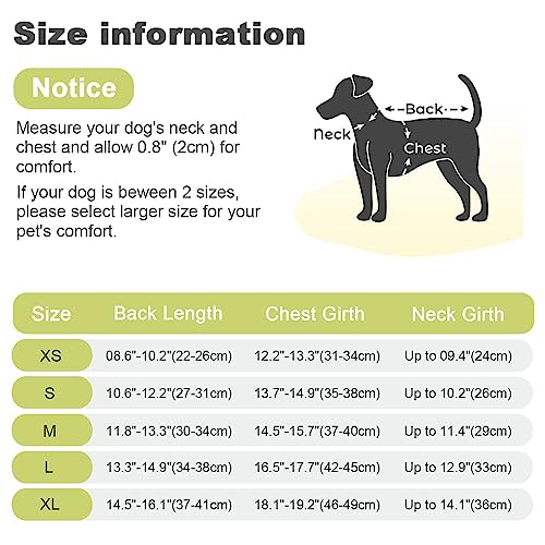 Etdane Dog Diapers Sanitary Panties Physiological Period Shirts Surgical Recovery Suits For Male And Female Dogs Pink Polka Dots/Xs #TOP1