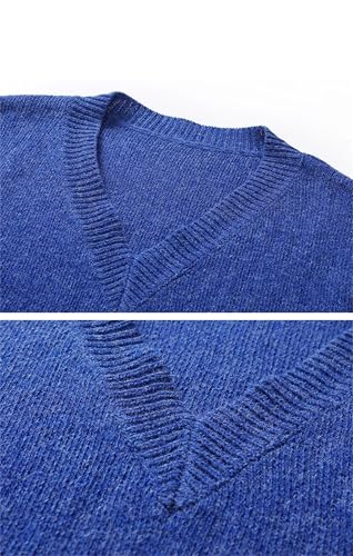 Mnjyihy Men's Casual Sweater Vest Fall Winter Warm Comfortable Crew Neck Sleeveless Pullover Sweater3
