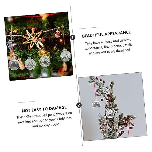 Décorations de Noël en plastique pour maison moderne et ornements faciles