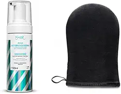 Kit Skelt Agua Autobronzeador + Luva Bronzeado Duradorado