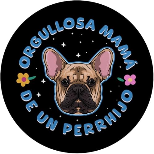 Miniatura 3 de Orgullosa mamá de un perrhijo. Bulldog Francés version PopSockets Swappable PopGrip