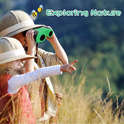 Birthday Gifts For 3-12 Years Old Boys, Happy Gift Compact Binoculars For Bird Watching Kids Telescope For Teens Toys For 3-12 Years Old Boys ,Girls (Green) #TOP2