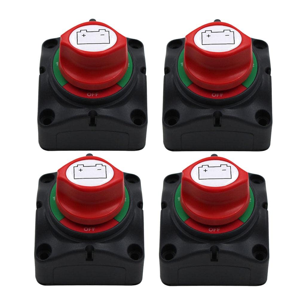 The Style Sutra 4x Dual Battery Selector Switch Disconnect for Marine Boat RV Vehicle ON-Off|Motors | Parts & Accessories | Boat Parts |4 Pieces Battery Selector Switch-image-25