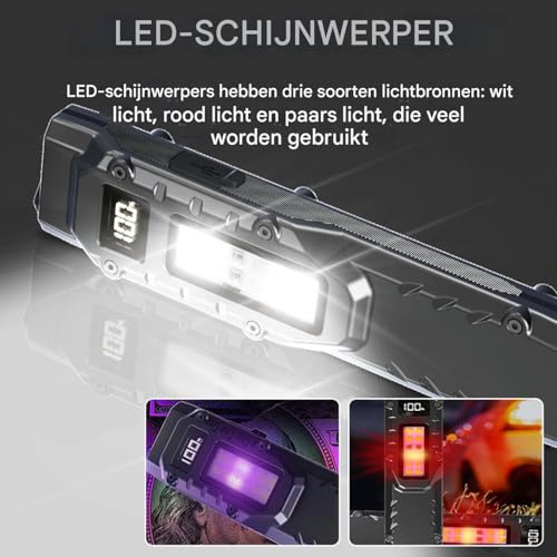 Lampe de poche compacte pour camping et éclairage extérieur nomade