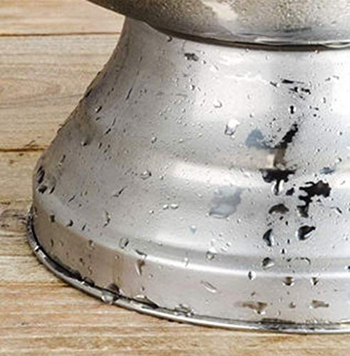 Cubo de Hielo de Acero Inoxidable Plata de Alta Durabilidad 5