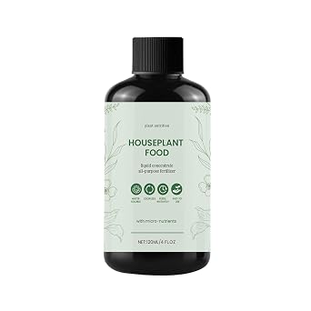 Plant Fertilizer, 120ml Houseplant Food, Synthetic Liquid Indoor Plant Fertilizer, Natural Growth Enhancer and Nutritional Solution for Houseplant, Garden, Lawn, Hydroponics