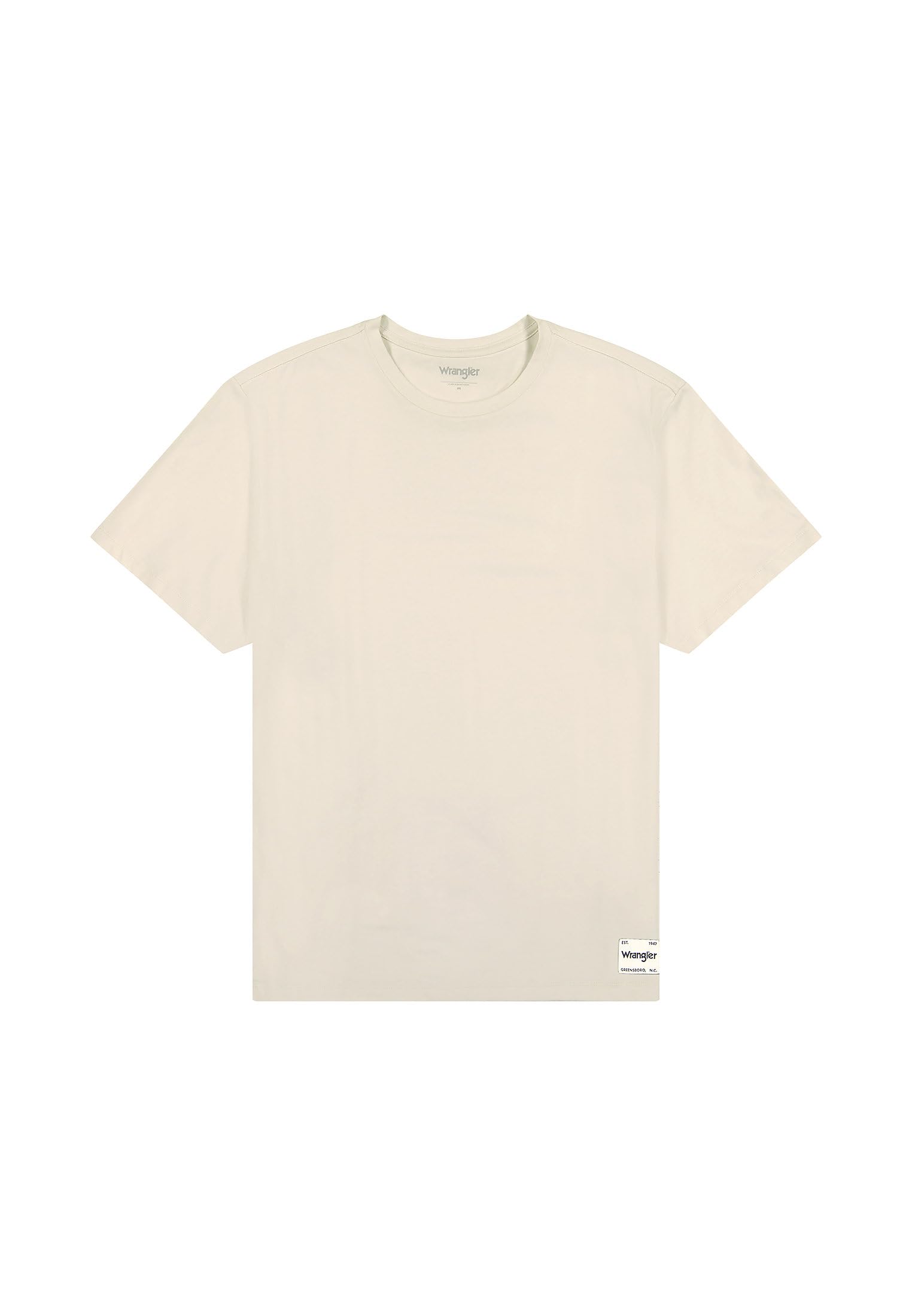 Wrangler Mens Solid Tee T-Shirt, Vintage White, L UK