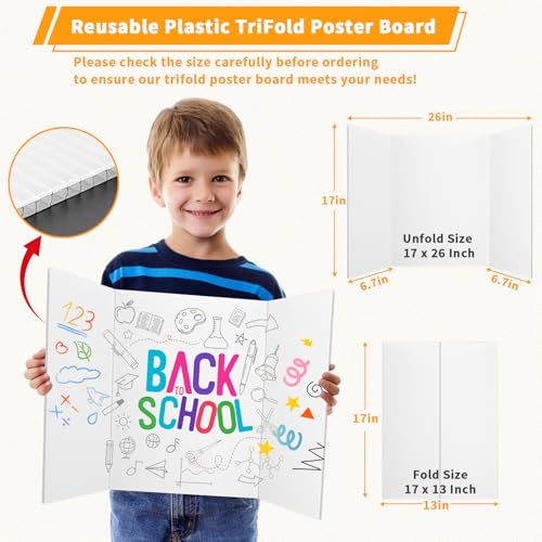 Trifold Poster Board 2-Pack - 50% Off with Code LDZ8S7W9 - Image 2