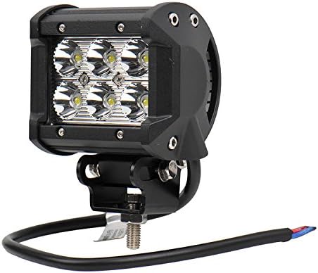 oglight 18W Flood LED Light Work Lights Driving Fog Lights For Off-road, Truck, Car, ATV, SUV, Jeep
