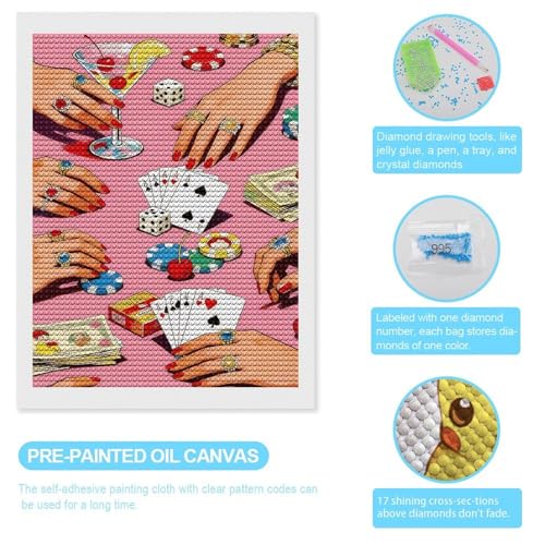 Kit peinture diamant 5D adultes RLDOBOFE 30x40 cm toile broderie diamant - 3