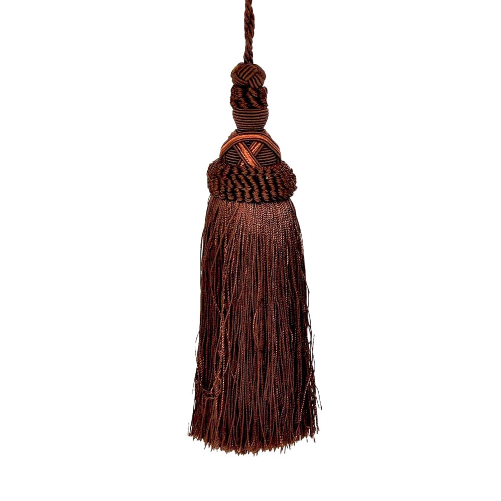 BELAGIO Tassel, Rayon Polyester, Chocolate
