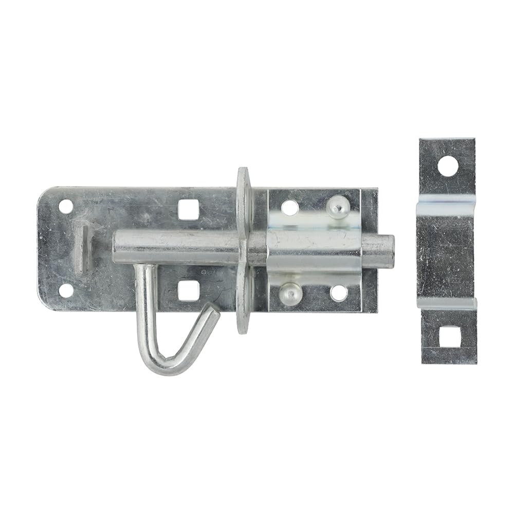 Timco - Brenton Padbolt Elongated Keep - Zinc (Size 4" - 1 Each)
