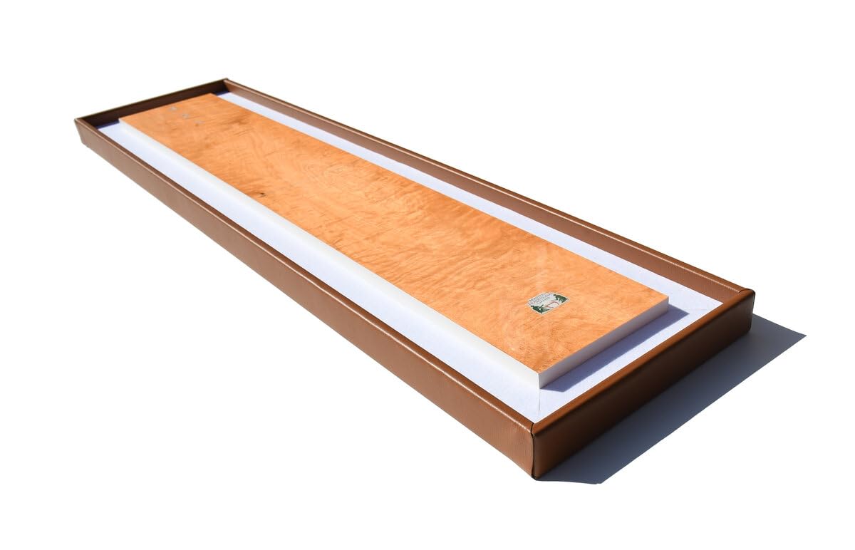 Masters Table Shuffleboard - Steamed Beech with Cognac Rim
