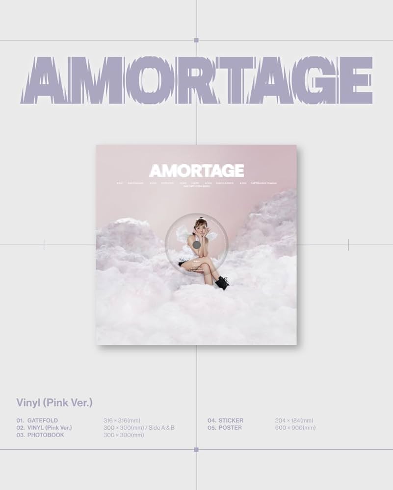 新品 JISOO ジス / AMORTAGE Heart ver. レコード UNBOXING] JISOO AMORTAGE Vinyl (Heart Ver.) - YouTube