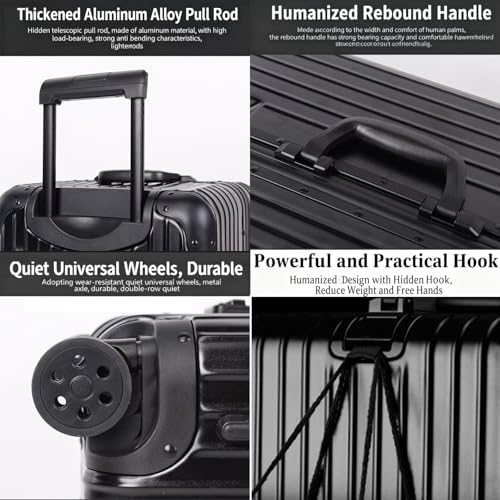 HTBNFYY Aluminum Frame Luggage