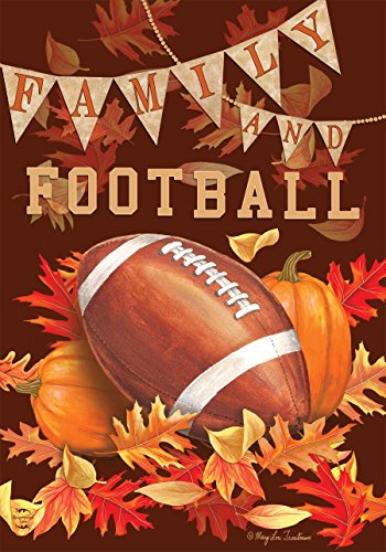 Family & Football Fall Garden Flag Autumn Sports Game Day 12.5" X 18" #TOP1