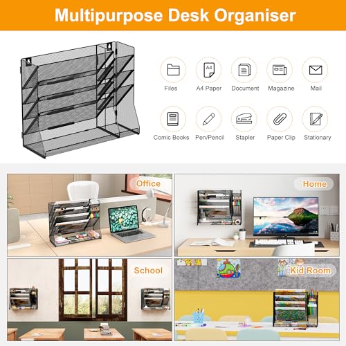 Rangement document papier A4 mural pour optimiser votre bureau à la maison - 8
