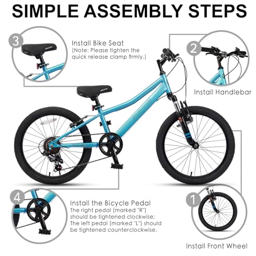 AVASTA Govet 20'' Kids Mountain Bike for 6 - Additional View