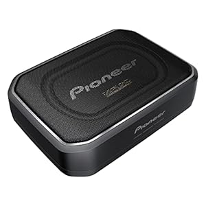 Pioneer TS-WX140DA 8” x 5-1/4” Compact Active Subwoofer with Built In Amplifier, 170 Watts Max Power, EV Optimized Sub, 3 Listening Modes – Deep, Dynamic and Natural For Enhanced Car Audio