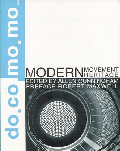 Modern Movement Heritage English Edition livre architecture modernisme