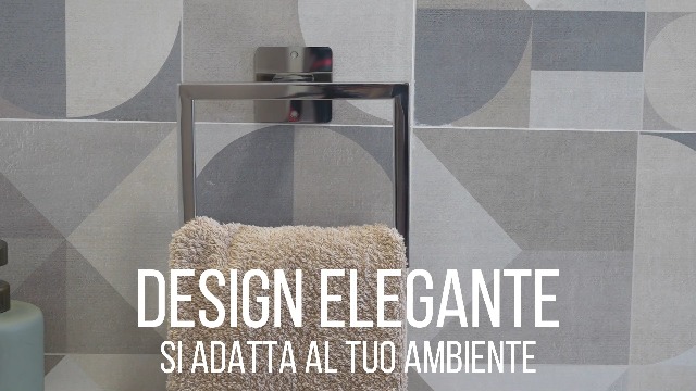 Porta Asciugamani Da Parete LINEUP - Acciaio Inox SS304, Argento, 13x13x5.5 Cm - Foto 8