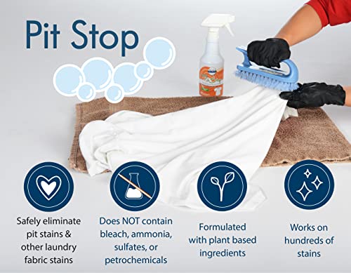 Sanco Industries 4353195923 Pit Stop, Sweat Stain & Deodorant (Antiperspirant) Armpit Stain Remover thumb #2