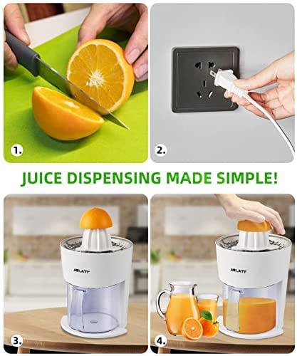 Aslatt Orange Juicer Electric, Electric Citrus Juicer Electric Juicer, Detachable Design, Easy Clean, 28Oz Capacity, Exprimidor De Naranjas Electrico #TOP3