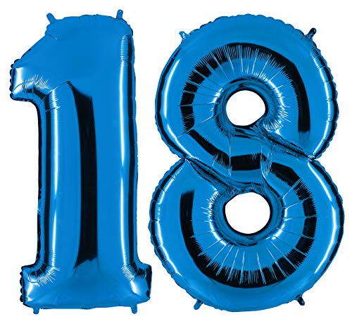 Preisvergleich Produktbild PartyMarty Set-HB Riesenzahlen #18 Blau