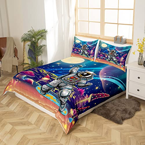 Housse de couette univers et astronaute, le cadeau de lit parfait