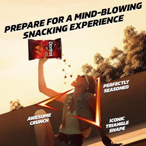 Image of Doritos Frito Lay Nacho Cheese Flavored Tortilla Chips, 7 Oz 198.4 G