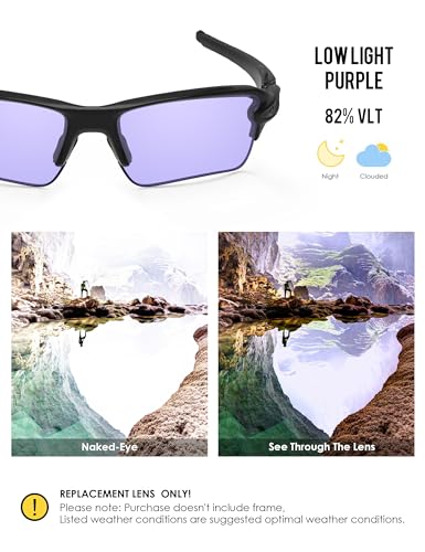 Image of BLAZERBUCK Anti Salt Replacement Lenses & Sock Kit for Oakley Flak 2.0 XL OO9188 Sunglasses