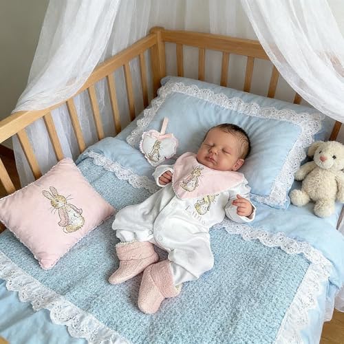Zwillinge Reborn Babypuppen Silikon Ganzkörper Vinyl 50,8 cm Realistische Babypuppen Mädchen Anatomisch Korrekte Zwillinge Puppen Lebensechte Neugeborene Babys Puppe Spielzeug für Kinder – Bild 8