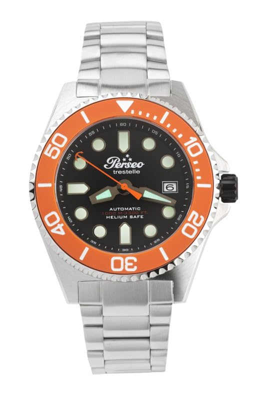  Perseo OROLOGIO AUTOMATICO 1000 METRI ARANCIONE CON VALVOLA ELIO 91930